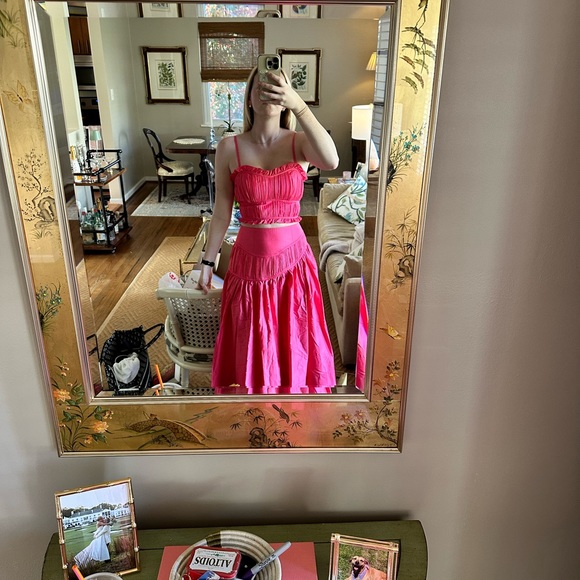 AJE Pleated Top & Midi Skirt Set - Picture 6 of 8